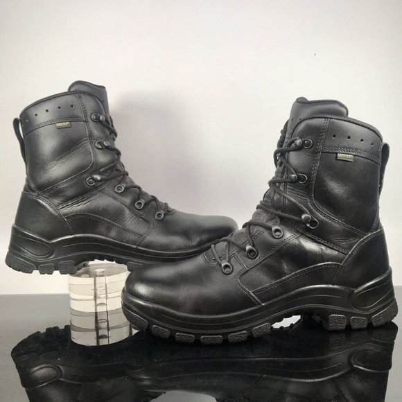 Haix AirPower P7 9” Tactical GoreTex Black Leather Boots + Brand New Insoles - Picture 6 of 15
